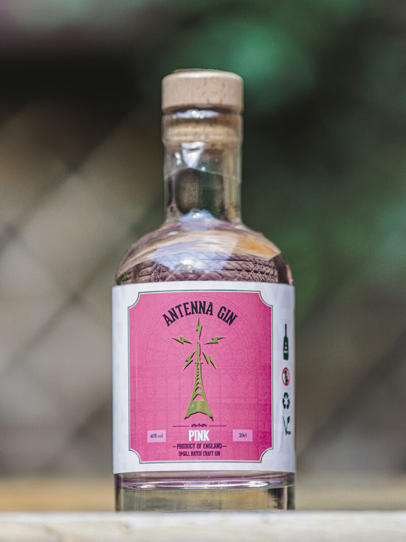 Antenna Pink Gin Bottle 200ml