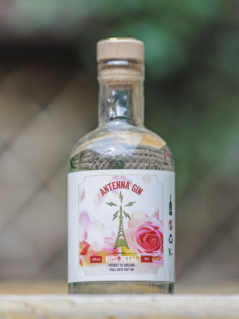 Antenna Rose Gin Bottle 200ml